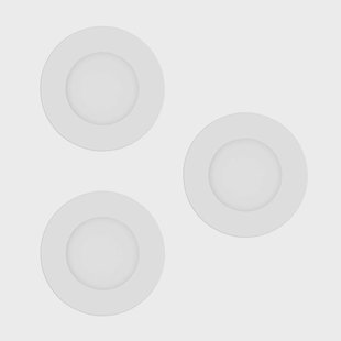 EGLO connect Smart LED-inbouwlamp Fueva-Z, wit, set van 3