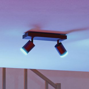 EGLO connect Smart LED-spot Melitello-Z, 2-lamps, zwart