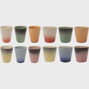 Studio Tavola Koffieset Fire (bekers & koffiekopjes) - 12 stuks