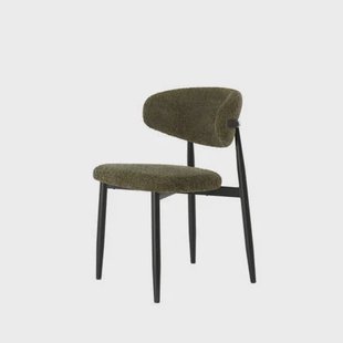 Light & Living - Eniola eetkamerstoel - groen+zwart