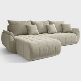 NADUVI Collection Hoekslaapbank Artesia links velvet