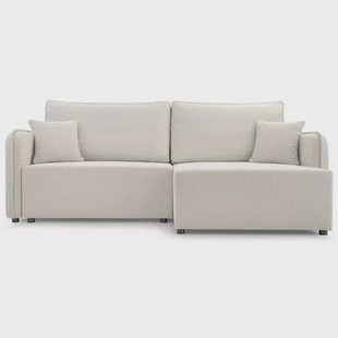 NADUVI Collection Hoekslaapbank Juni recht met opbergvak