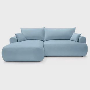 NADUVI Collection Hoekslaapbank Philipa links met opbergvak velvet