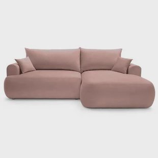 NADUVI Collection Hoekslaapbank Philipa rechts met opbergvak velvet