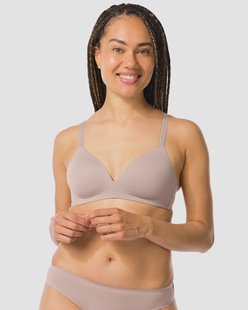 HEMA Voorgevormde bh zonder beugel beige (beige)