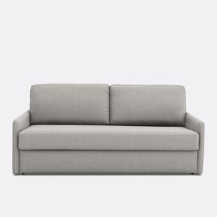 Slaapbank van katoen en linnen, Comfort Bultex®, Marta