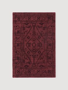 Handgeweven viscose vloerkleed Shaila