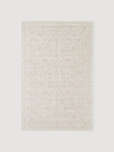 Handgeweven viscose vloerkleed Shaila