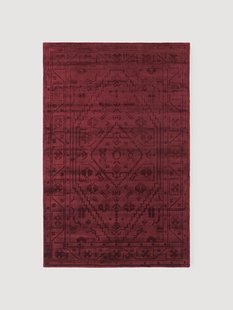 Handgeweven viscose vloerkleed Shaila