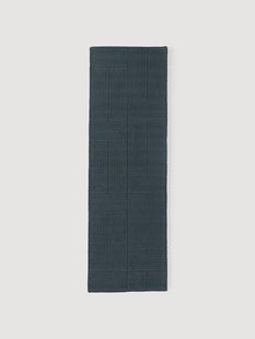 Handgetufte wollen loper Alexia met geometrisch patroon