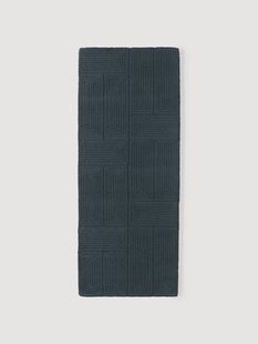 Handgetufte wollen loper Alexia met geometrisch patroon