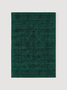 Handgeweven viscose vloerkleed Shaila