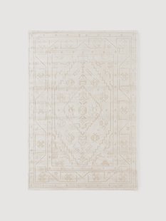 Handgeweven viscose vloerkleed Shaila