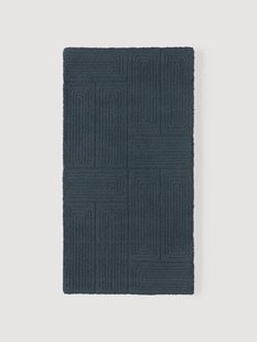 Handgetuft wollen vloerkleed Alexia met geometrisch patroon