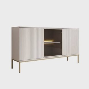 Meubella - Legend - Dressoir - Beige - 153x39x83 cm