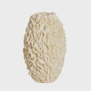 Light & Living Vaas Agello - Wit - Ø26cm