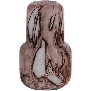 WOOOD Monika Vaas - Handgevormd - Glas - Bruin - 36x16x16