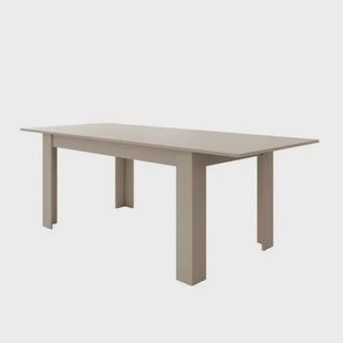 Meubella - Eetkamertafel Uverta - Beige - 220 cm - Uitschuifbaar