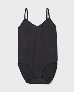 HEMA Licht corrigerende damesbody naadloos katoen zwart (zwart)