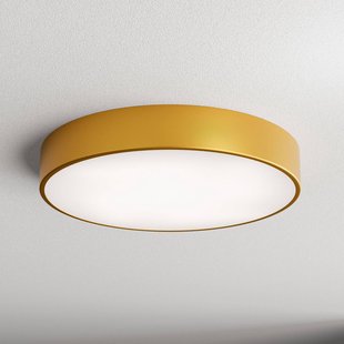 TEMAR LIGHTING Plafondlamp Cleo 500, goud, sensor, IP54, Ø 50 cm, metaal