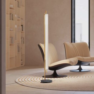 OLEV LED vloerlamp TRISEL, goud, metaal, 2.700 K, dimbaar