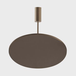 OLEV LED plafondlamp FLUENTIS, bruin, Ø 54 cm metaal 2.700 K