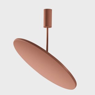 OLEV LED plafondlamp FLUENTIS, aardebruin, Ø 54 cm, metaal 927