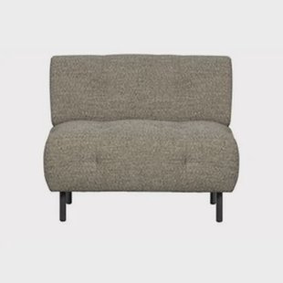 WOOOD Fauteuil Lloyd - Polyester - Bruin Melange - 75x90x90