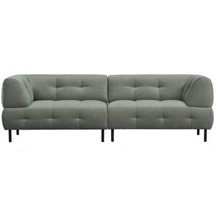 WOOOD Lloyd 4-Zits Bank - Velvet - Groen - 75x245x90