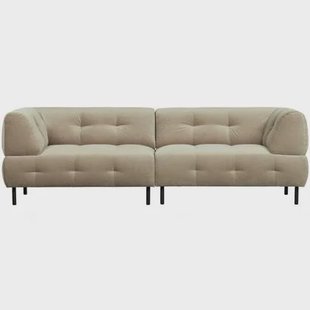 WOOOD Lloyd 4-Zits Bank - Velvet - Sea Salt - 75x245x90