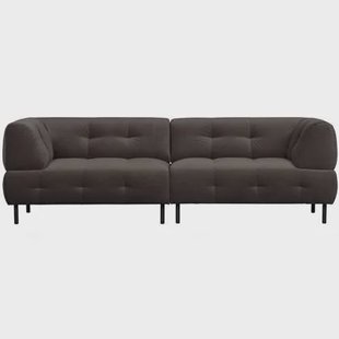 WOOOD Lloyd 4-Zits Bank - Velvet - Cast Iron - 75x245x90