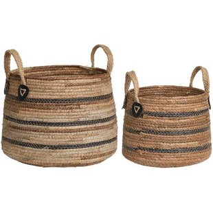 House Nordic Erba Natural Bananenblad Mandenset