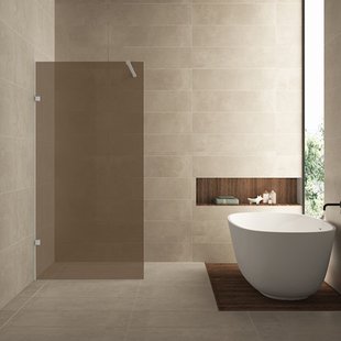 Glasplaat Wiesbaden Less 120x200 cm 8 mm Nano Vintage Brons Glas