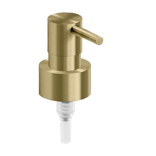 Pomp, goud geborsteld PVD t.b.v. Sjokker zeepdisp. 100cc