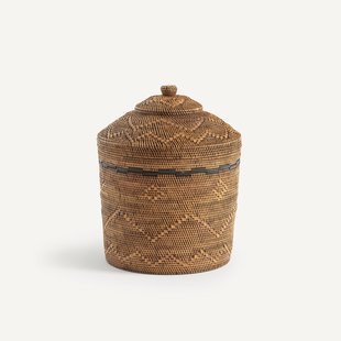 MandØ40 x H50 cm bamboe en gevlochten rotan, Brazil