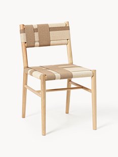 Houten stoel Mani van essenhout