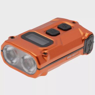 Nitecore TINI3 Alloy Orange, oplaadbare sleutelhangerzaklamp, 600 lumen