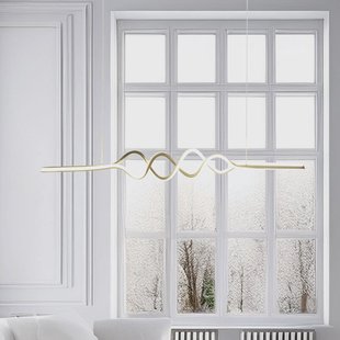 Milagro Lighting LED hanglamp Ancona, metaal, goud/zwart, 4.000 K