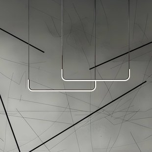 Milagro Lighting LED hanglamp Horizon, metaal, zwart, 4.000 K