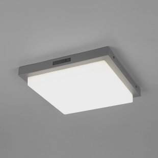 Trio Lighting LED buiten wandlamp Bermejo, hoekig, sensor, CCT, antraciet