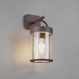 Reality Leuchten Buitenwandlamp Almeria, roest, aluminium, hoogte 29 cm, IP44