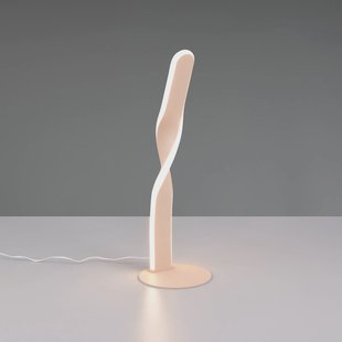 Reality Leuchten LED tafellamp Ginko, zand, metaal, hoogte 40,5 cm