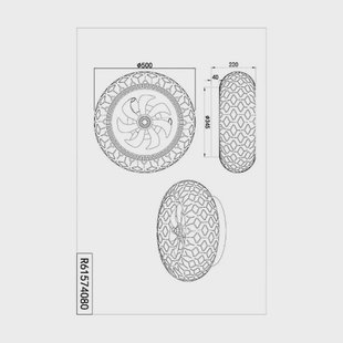 Reality Leuchten Ventilator met lamp Bidar, zwart/goud, DC, stil, afstandsbediening