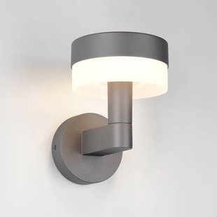 Trio Lighting LED buiten wandlamp Mackenzie, antraciet, gegoten aluminium