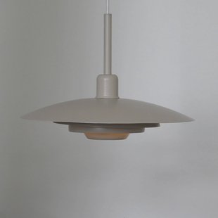 Markslöjd hanglamp Piny, beige, Ø 35 cm, metaal, E27