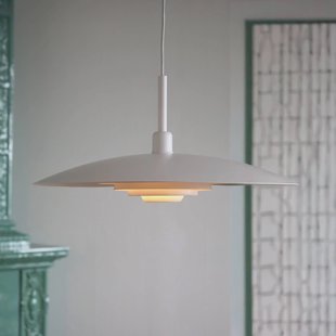 Markslöjd hanglamp Piny, wit, Ø 57 cm, metaal, E27