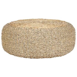 Beliani - BACKAN - Poef - Natuurlijk - 50 cm - Waterhyacint