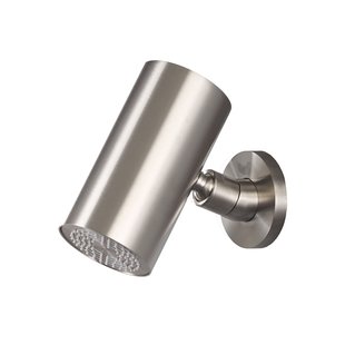 Hoofddouche BWS Maya Beam Rond 1 Stand met Muurbevestiging Geborsteld Staal PVD