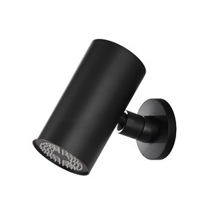 Hoofddouche BWS Maya Beam Rond 1 Stand met Muurbevestiging Mat Zwart