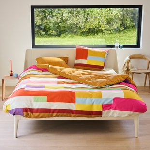 Auping Painted Canvas Dekbedovertrek - 240 x 220 cm - 100% katoensatijn